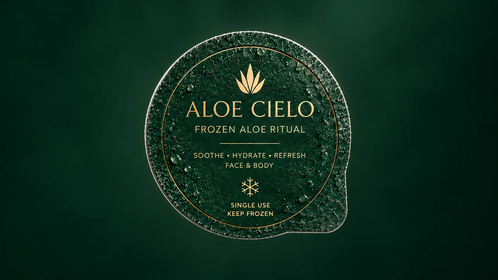 Aloe Cielo capsule, front label