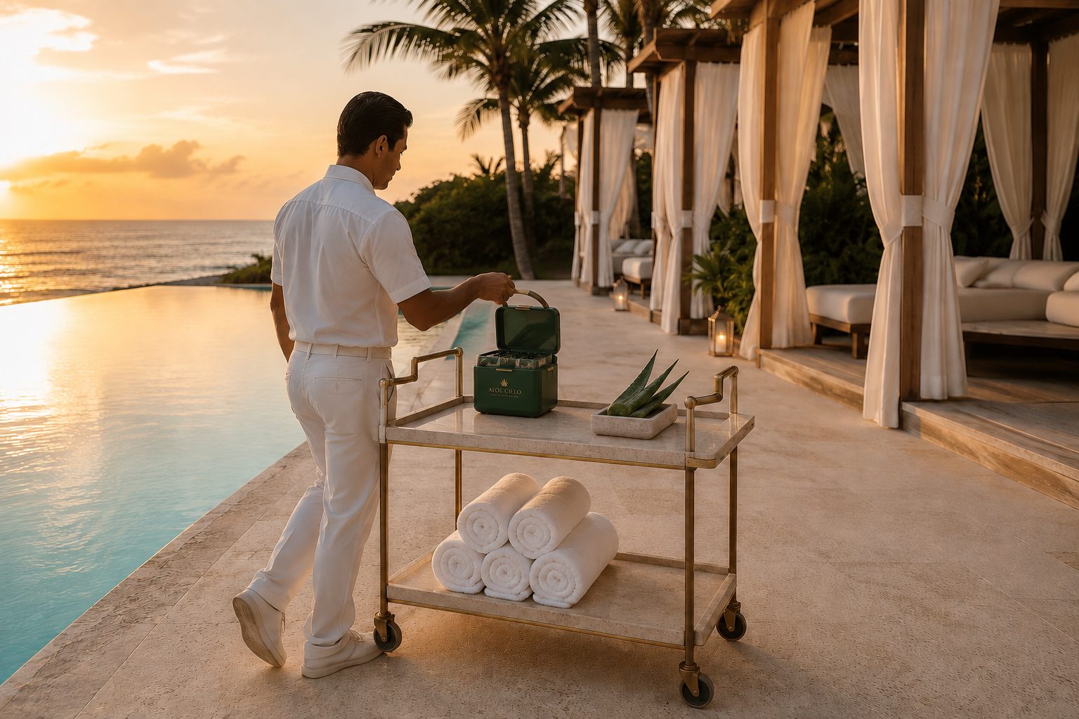 Aloe Cielo Sun Relief Box presentation kit