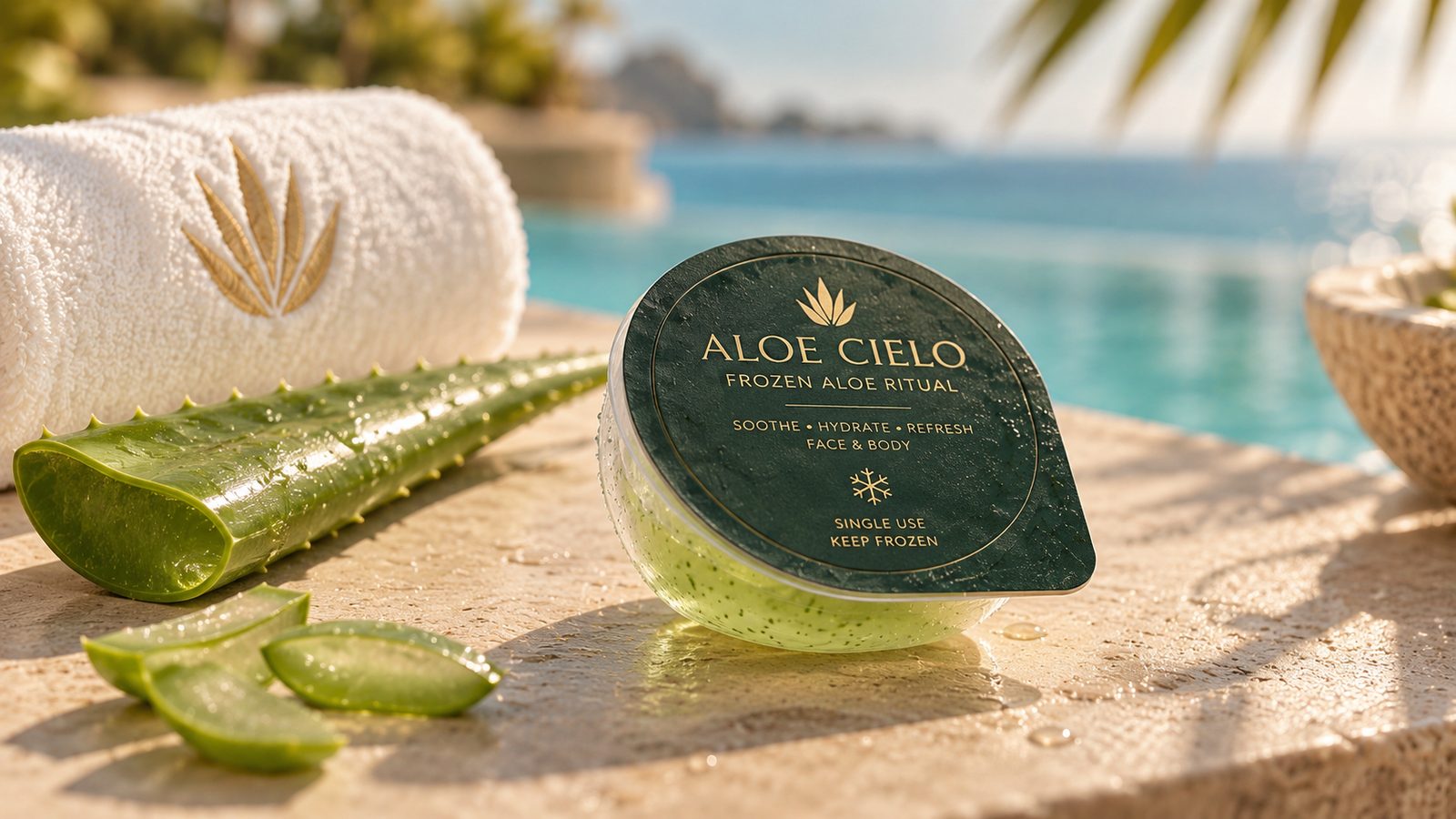 Aloe Cielo iced aloe vera capsule